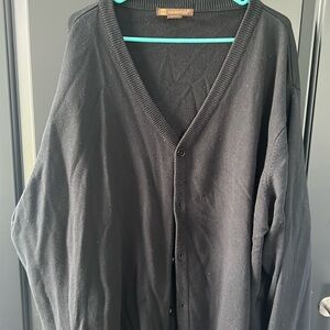 Harriton 6xl Cardigan Black